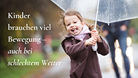 spielen im Regen