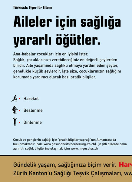 Aieler için sağlığa yararlı öğütler