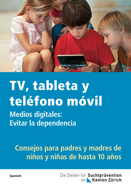 TV, tableta y teléfono móvil Medios digitales:
Evitar la dependencia